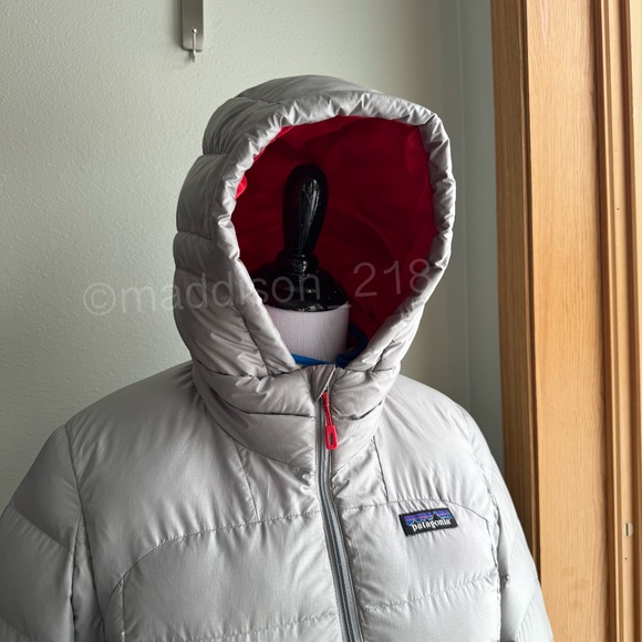 Patagonia Hi-Loft Down Hoody Jacket Small Drifter Gray 600-fill power down S - Picture 8 of 15